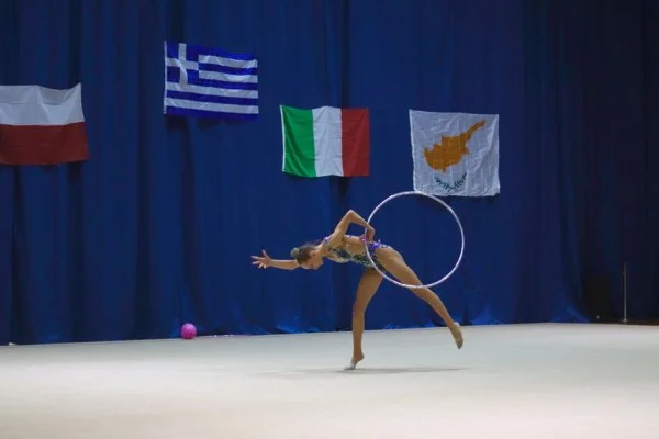 female gymnast competition
